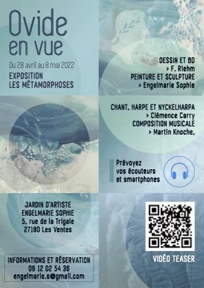 expo2022 affiche de l'exposition jardin l'eure tranquille 2022